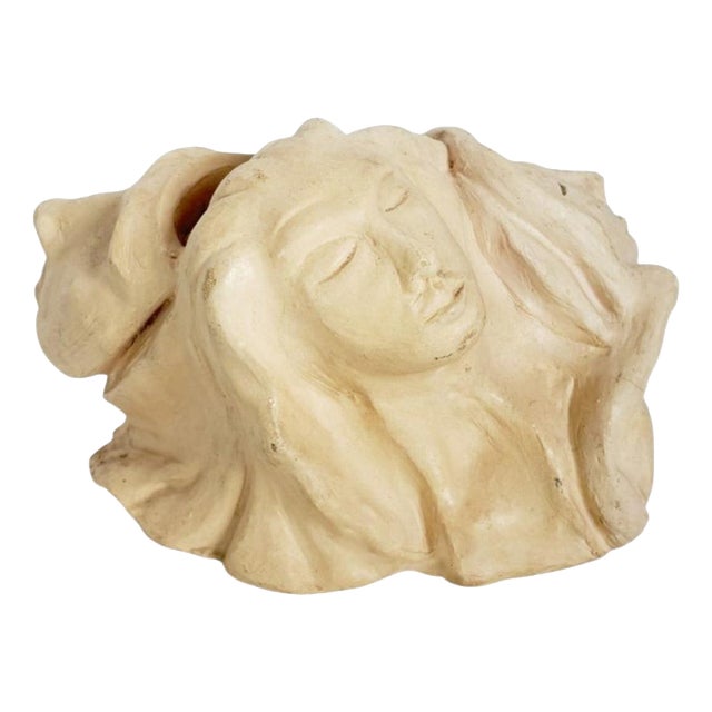 Raw Clay Sculpture with Faces, France, 1980s For Sale