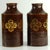 Brown and Gilt Ceramic Vases attributed to Aldo Londi for Bitossi, Italy, 1960s, Set of 2 For Sale - Image 11 of 11