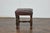 English 19th Century English Oak Footstool with Leather Seat and Turned Legs For Sale - Image 3 of 9