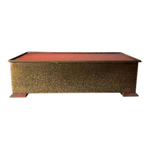 SilverCrest Decorated Bronze Cedar Lined Cigar Humidor
