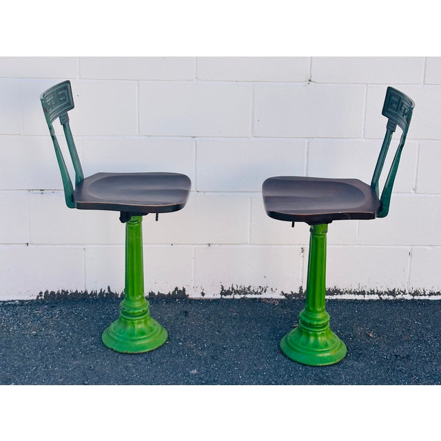 Foundry companies across the United States manufactured heavy cast iron furniture for commercial establishments during the...
