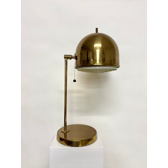 Scandinavian Model B075 Brass Table Lamp by Eje Ahlgren for Bergboms, 1960s For Sale - Image 12 of 12
