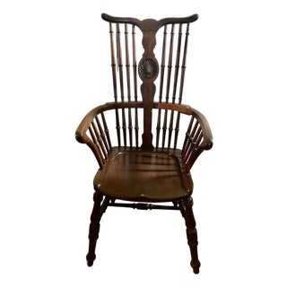 1920s Windsor Comb Back Arm Chair, in the Style of Stickley For Sale