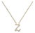 10K Yellow Gold Diamond Accent "Z" Initial Script Style Pendant Necklace For Sale