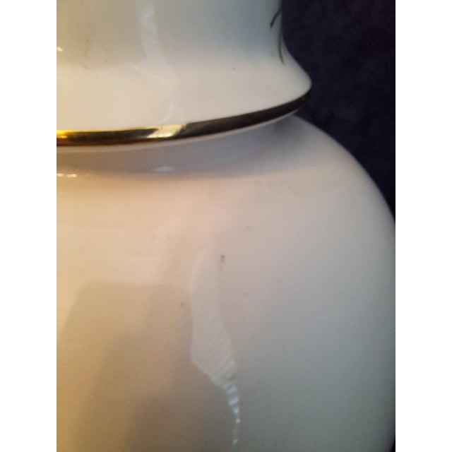 Vintage Floral Table Lamp For Sale - Image 12 of 16