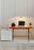 Early 21st Century Cosimo Desk with Orange Glossy Lacquered Top by Marco Zanuso Jr. for Adentro, 2017 For Sale - Image 5 of 12