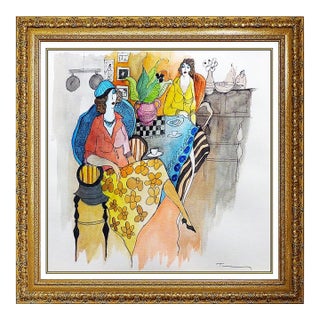 Late 20th Century Opinions of Distinction, Itzchak Tarkay For Sale