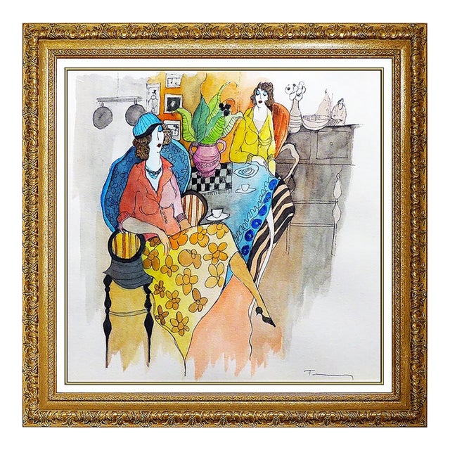 Late 20th Century Opinions of Distinction, Itzchak Tarkay For Sale