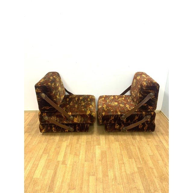 Vintage Lounge Chairs, Former Czechoslovakia, 1970s, Set of 2 For Sale - Image 11 of 15
