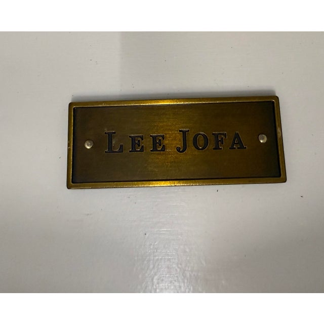 Lee Jofa for Kravet Oliver Linen Wrapped Side Table For Sale - Image 9 of 10