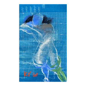 1968 Katherine Yares Female Nude Pastel