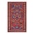 Outstanding Red Rust Color With Geometric Design Antique Caucasian Sumak Rug For Sale