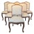 Antique French Louis XV Dining Chairs With New Upholstery -Set of 6 For Sale