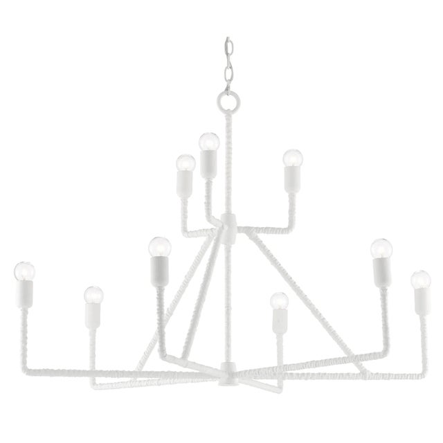 Currey & Company Currey & Company Trilling Chandelier For Sale - Image 4 of 4