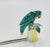 1980s Emilia Castillo Parrot Candle Snuffer With Malachite Inlay, Taxco Mexican Modern For Sale - Image 13 of 17