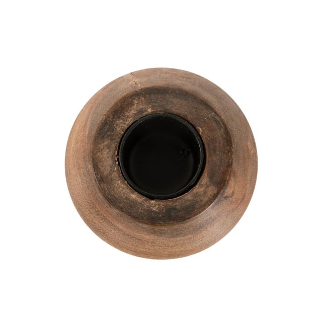 Kenneth Ludwig Chicago Timber Candle Holder Small For Sale - Image 4 of 10