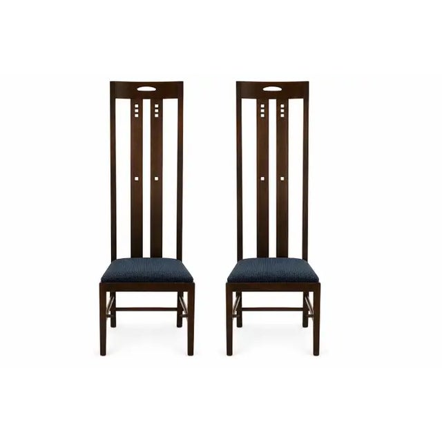 Charles Rennie Mackintosh Ingram Art Nouveau Dining Chair for Cassina, Set of 12 This rare, collector-grade set of 12...