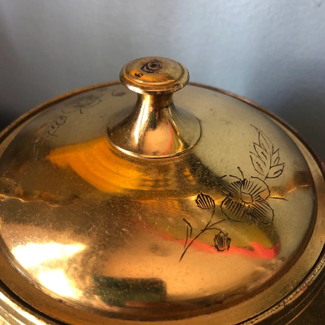 Lovely collection of brass teapot with brass creamer and wooden handle. Perfect for entertaining or to showcase as a...