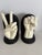 Vintage 1970s Pop Art Peace Sign & Power Fist Sculptural Bookends – Set of 2 For Sale - Image 4 of 10