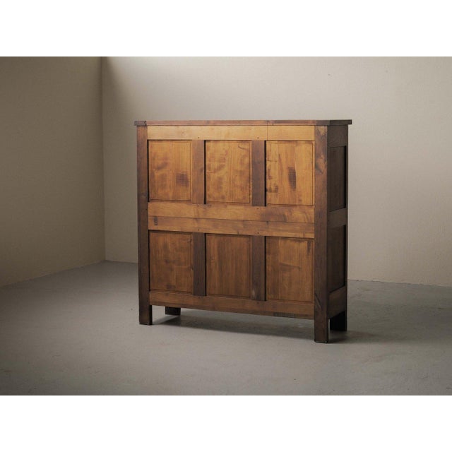 Oak 4-Door Sideboard, France, 1960s For Sale - Image 12 of 18