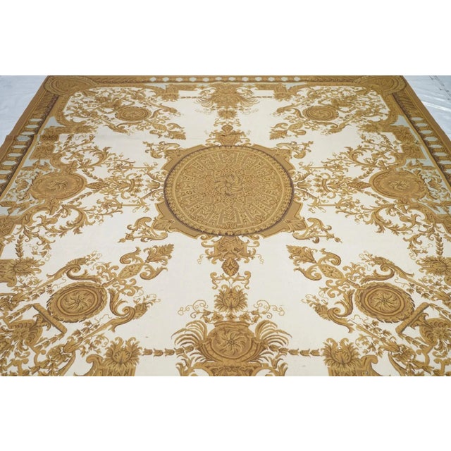 Early 21st Century Aubusson Rug 7'11'' x 10'3'' For Sale - Image 5 of 7