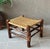 Rustic Chic Mid 20th-Century Hickory Wood & Handwoven Double Twill Plaited Cane Bench For Sale - Image 12 of 18