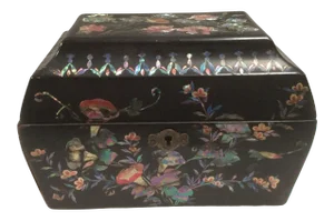 1920s Japanese Lacquered Tea Box