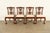 Baker Furniture Style Chippendale Carved Mahogany Dining Chairs, Set of Four For Sale - Image 14 of 14