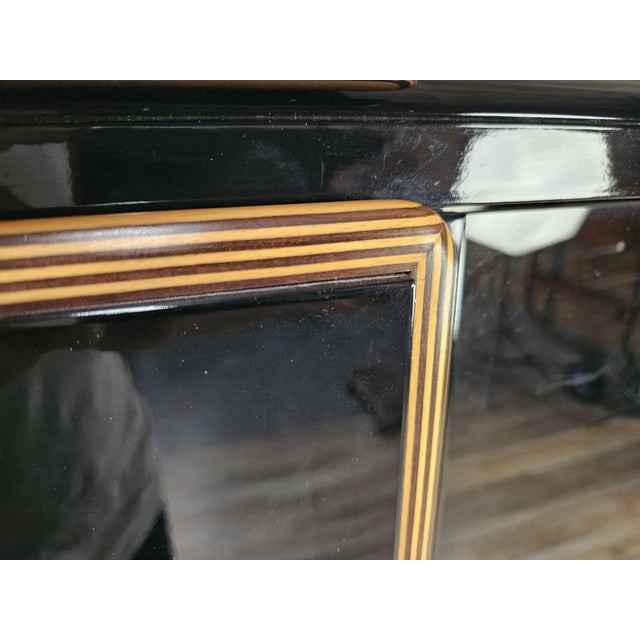 1970s Sideboard in Lacquered Wood with Illuminated Compartment by Pierre Cardin, 1970 For Sale - Image 5 of 18