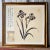 Vintage Asian Inspired Botanical Watercolor Signed Gladdinig. For Sale - Image 4 of 10