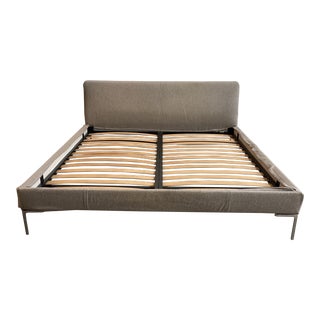 European King B&b Italia Antonio Citterio Charles Bed Frame For Sale