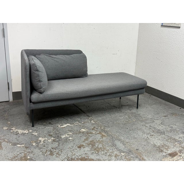 Design Plus Gallery presents the Bloke Right Arm Chaise Lounge from Blu Dot. With a sheltering high back that envelops a...