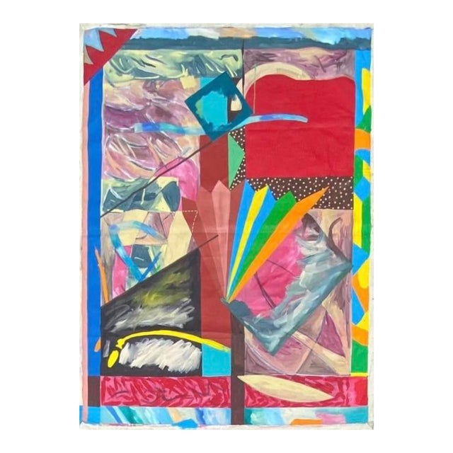 83"h Monumental XL Original Painting by Listed Artist Ronald D. Moody (Ron Moody) For Sale