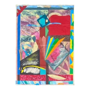 83"h Monumental XL Original Painting by Listed Artist Ronald D. Moody (Ron Moody)