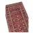 Antique Kurdish with Flower Border Variations of Reds Rug 3.9 x 5.10 For Sale
