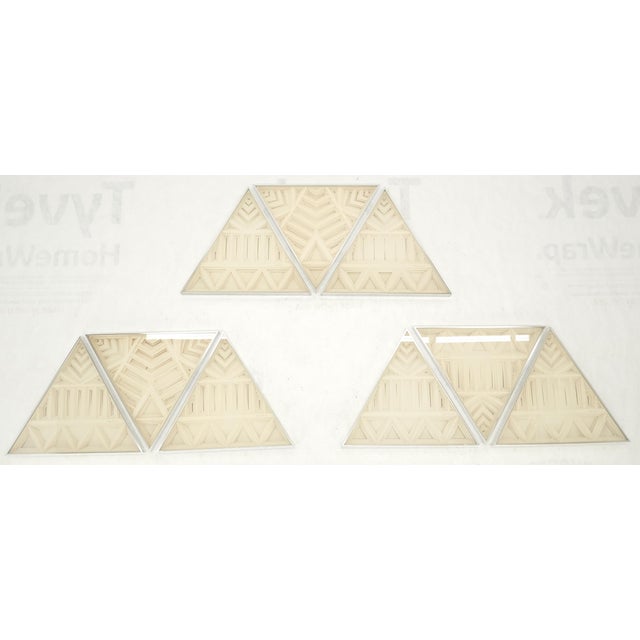 Mid-Century Modern Mid Century Modern Greg Copeland 3D Paper Cutout Wall Art Sculpture Aluminum For Sale - Image 3 of 10