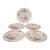 Vintage Hand-Painted Limoges France Floral Porcelain Plates – Set of 5 For Sale
