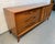 Mid 20th Century Unique Mid-Century Burl and Walnut Diamond Motif Credenza For Sale - Image 5 of 16