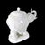 Vintage Andrea by Sadek White Porcelain Elephant Candy Dish | Elephant Lidded Trinket Box | Made in Japan | Foil Sticker For Sale - Image 13 of 16