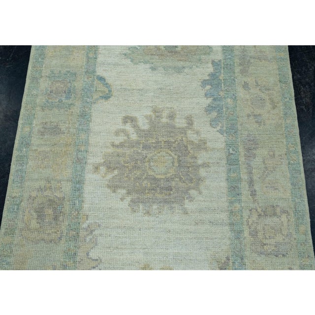 Early 21st Century Turkish Oushak Runner Rug 2'10" x 16'6" #17301 For Sale - Image 5 of 8