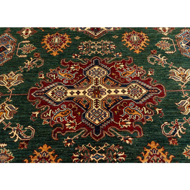 Oriental Handmade Rug 10'3" x 13'7" For Sale - Image 4 of 4