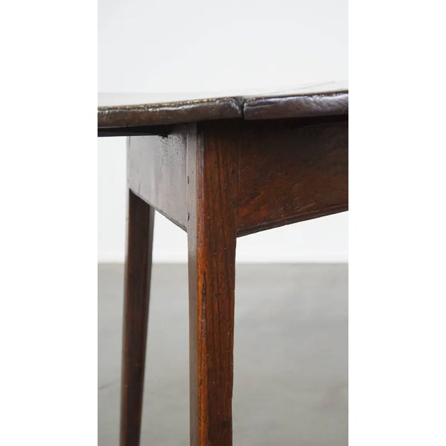 Brown Antique English Cricket Table, 18th Century For Sale - Image 8 of 11