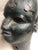 Metal African Bronze Head Sculpture For Sale - Image 7 of 12
