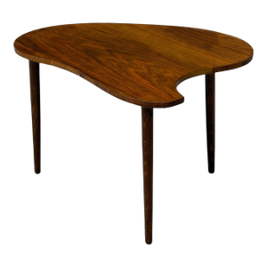 Danish Modern, Teak, Organic Form Side Table, Denmark, 1950s