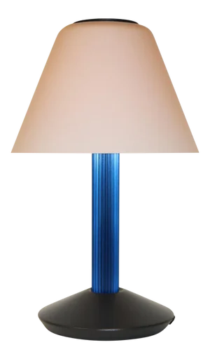 1990s Carlo Nason Table Lamp Rose Glass