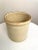 Cream Antique Early American Salt-Glazed Cream & Cobalt Blue Large Stoneware Crock For Sale - Image 8 of 12
