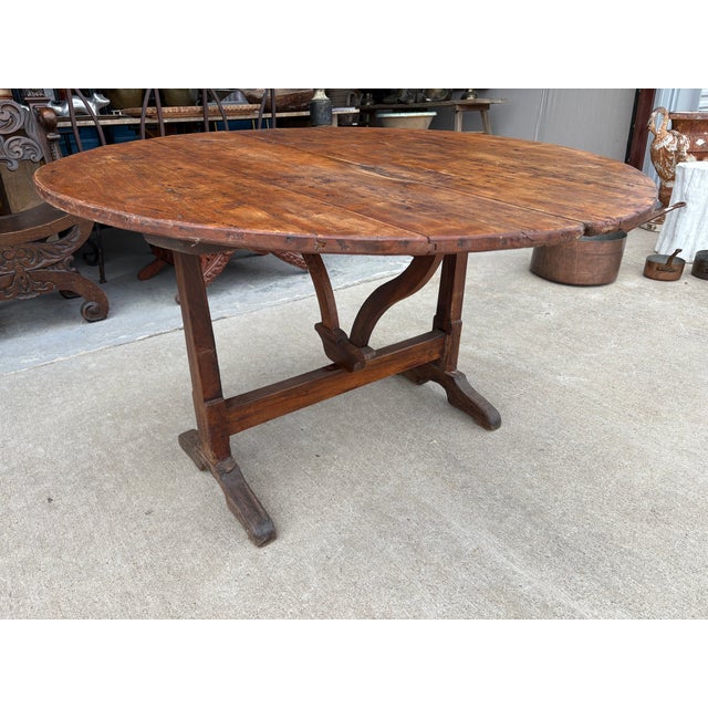 Late 19th Century 19th Century French Vigneron Wine Table For Sale - Image 5 of 13