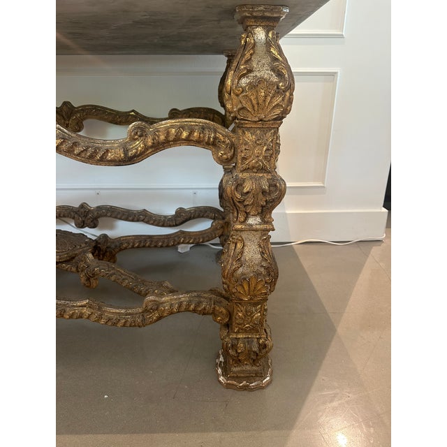 1920's Italian Console With Original Marble Top For Sale - Image 4 of 5