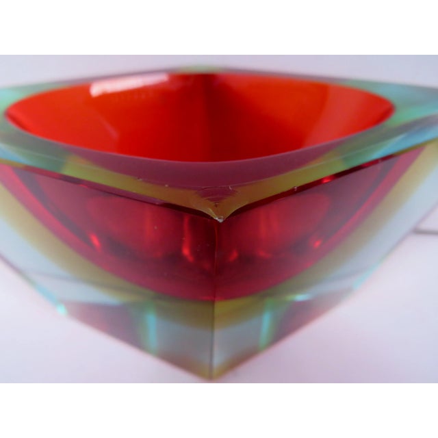 Mid 20th Century Mandruzzato Ruby Sommerso Bowl For Sale In Los Angeles - Image 6 of 10