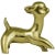 Mid-Century Brass Fawn Figurine by Walter Bosse for Hertha Baller, Austria, 1950s For Sale - Image 12 of 12